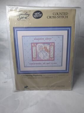 Candamar Something Special Counted Cross Stitch Kit Christening/Baptizing